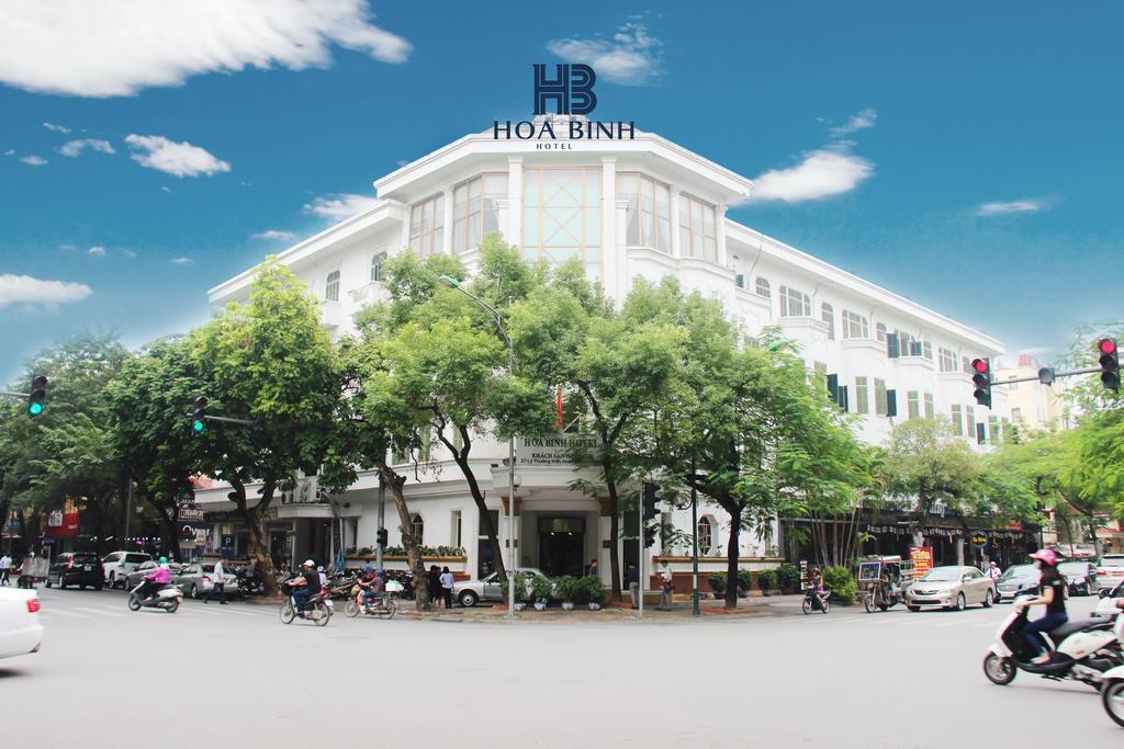 Hoa Binh Hotel Hanoi Kültér fotó